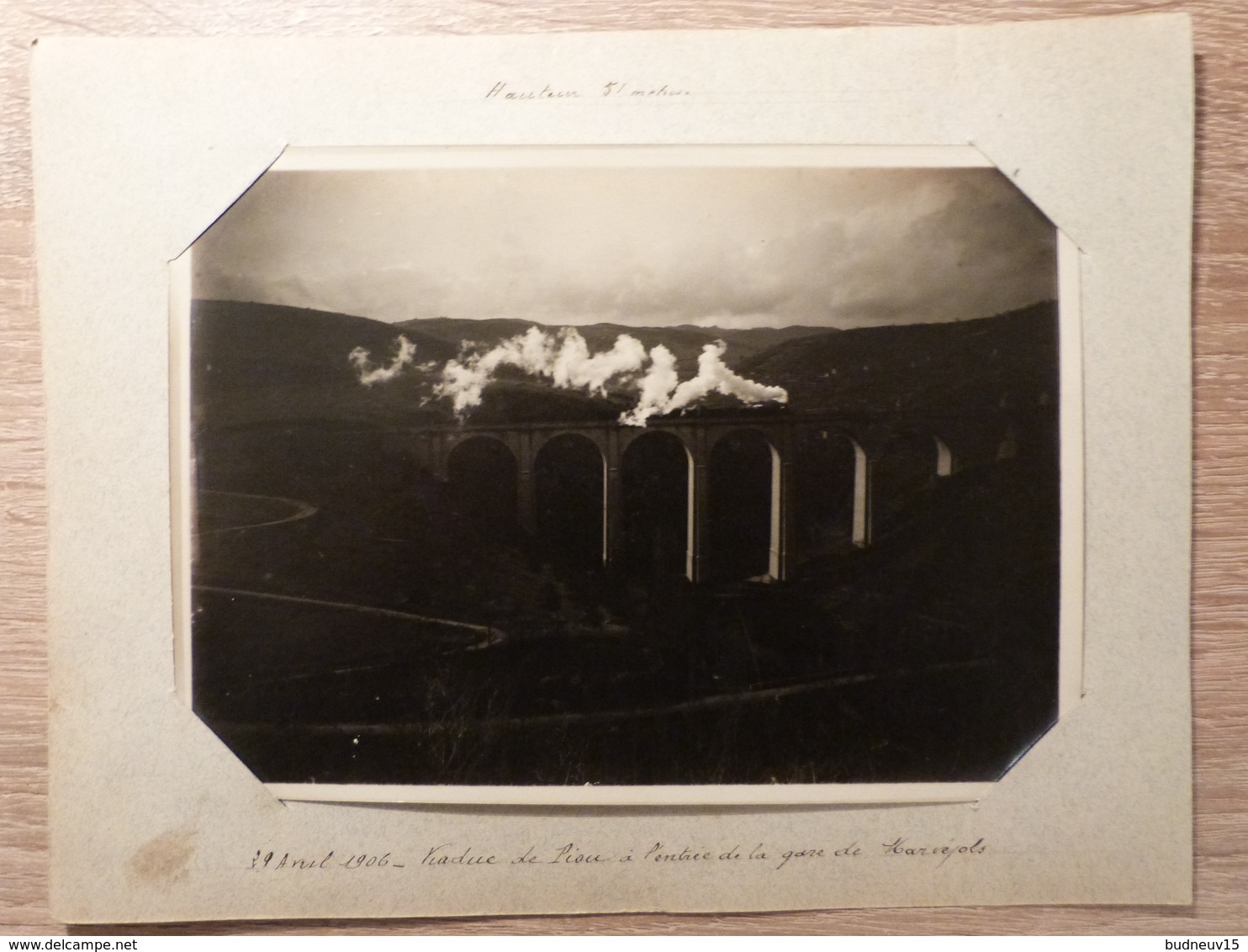 Lozère, Viaduc De Piou, Marvejols, Train, 1906. - Other & Unclassified