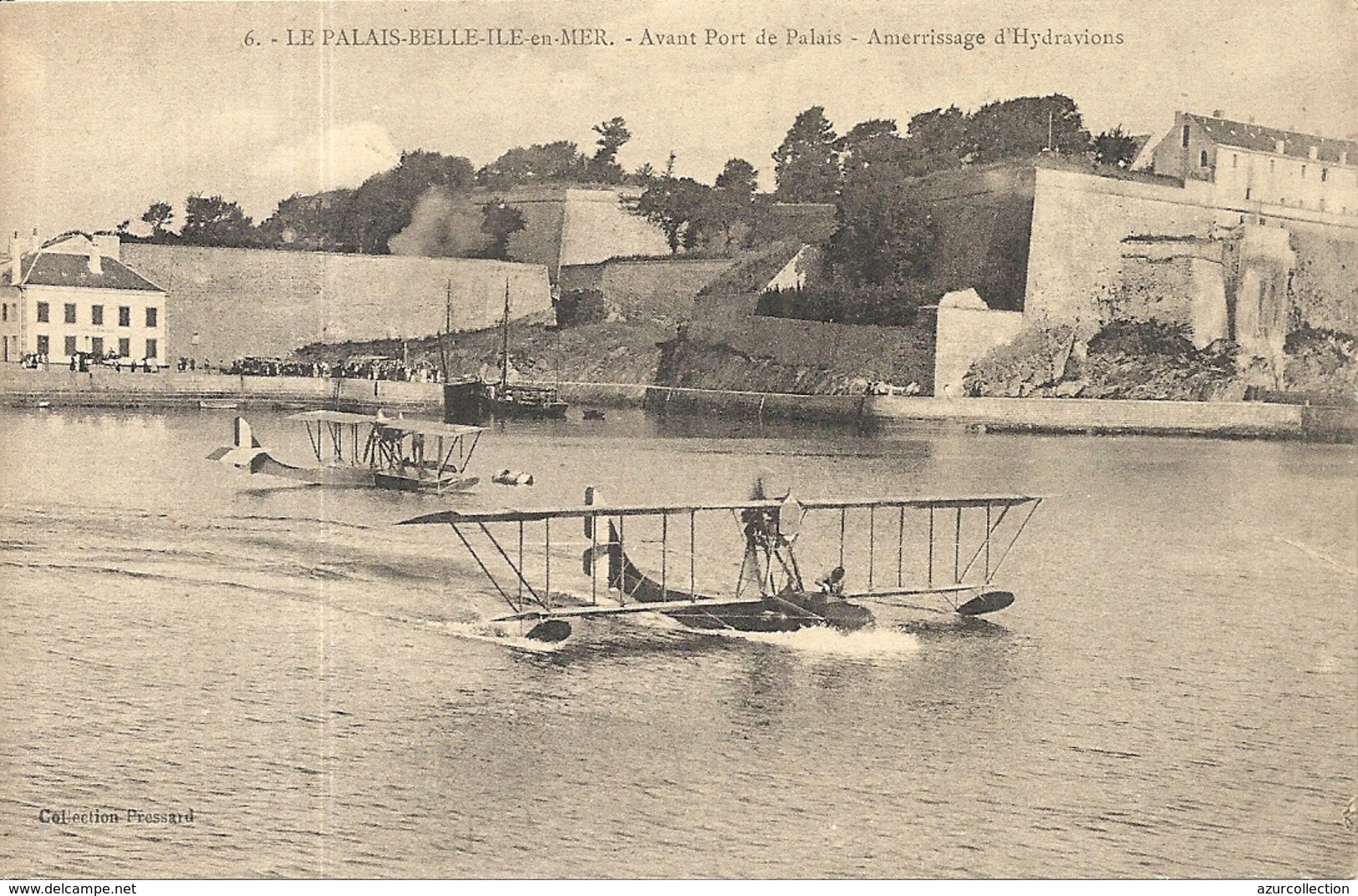 LE PALAIS . ATTERISSAGE DE L'HYDRAVION - Belle Ile En Mer