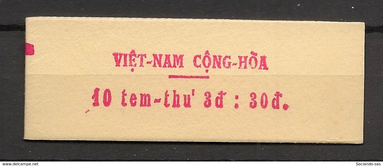 South Vietnam - 1968 - N°Yv. C329 - Carnet Fermé 10x3d Violet - Neuf Luxe ** / MNH / Postfrisch - Vietnam