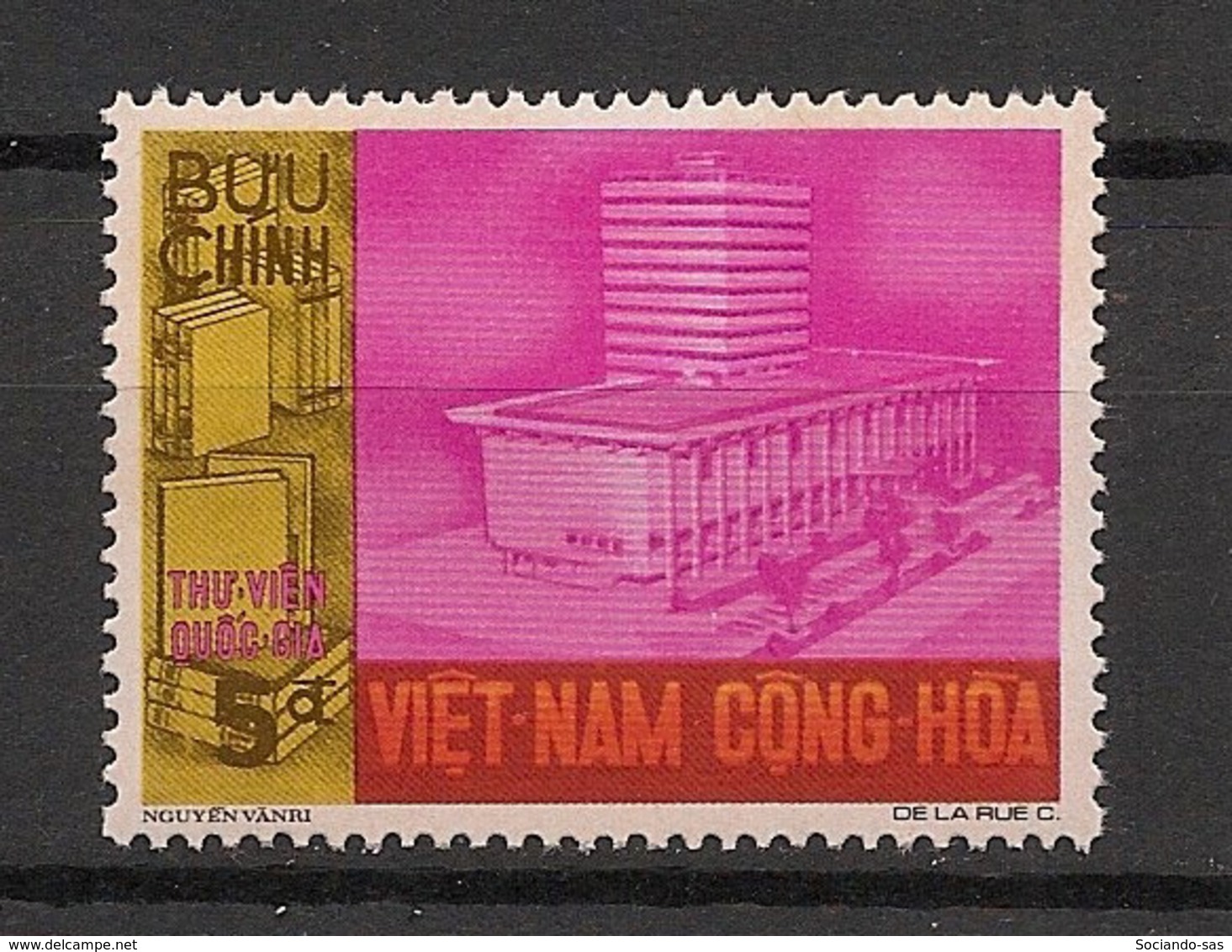 South Vietnam - 1975 - N°Yv. 518 - Bibliothèque Nationale - Neuf Luxe ** / MNH / Postfrisch - Vietnam
