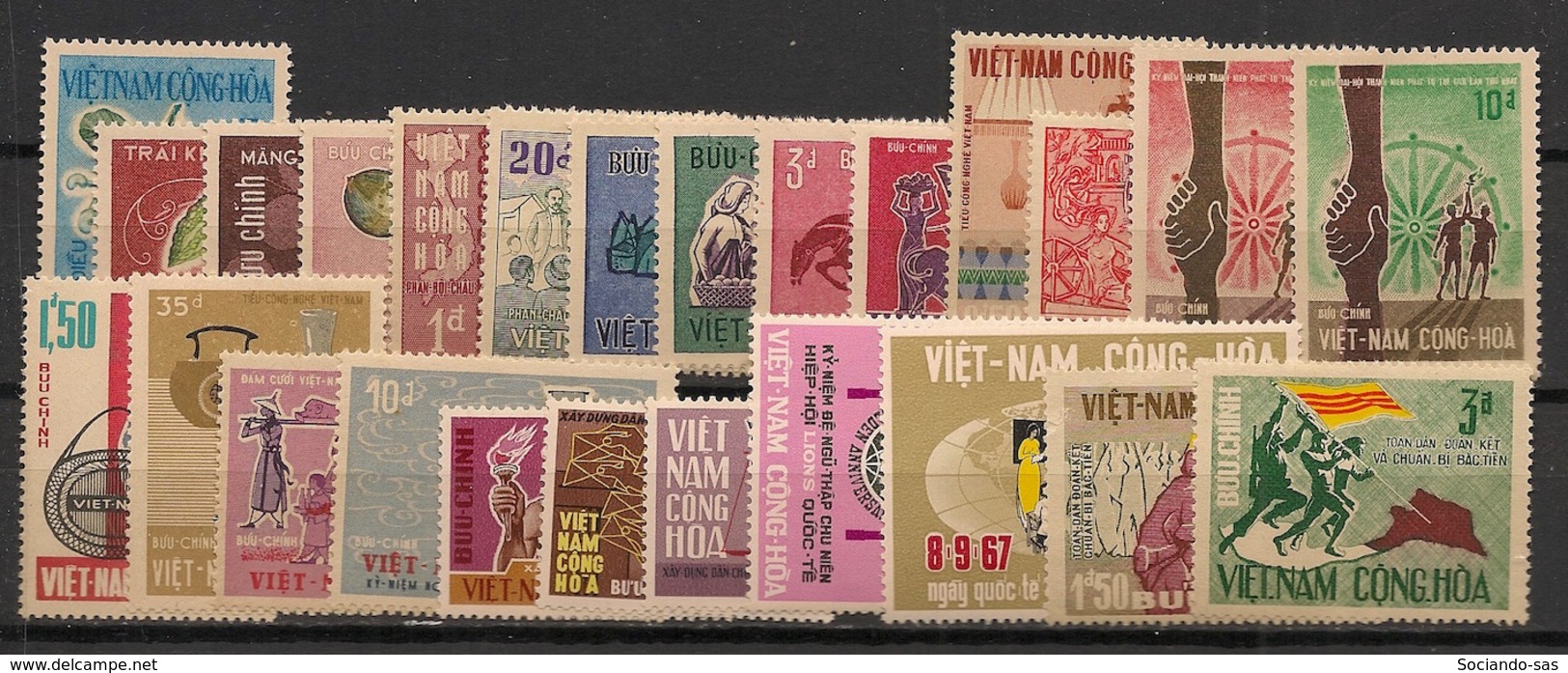 South Vietnam - Complete Year 1967 - N°Yv. 304 à 324 - 25v / Année Complète  - Neuf Luxe ** / MNH / Postfrisch - Vietnam