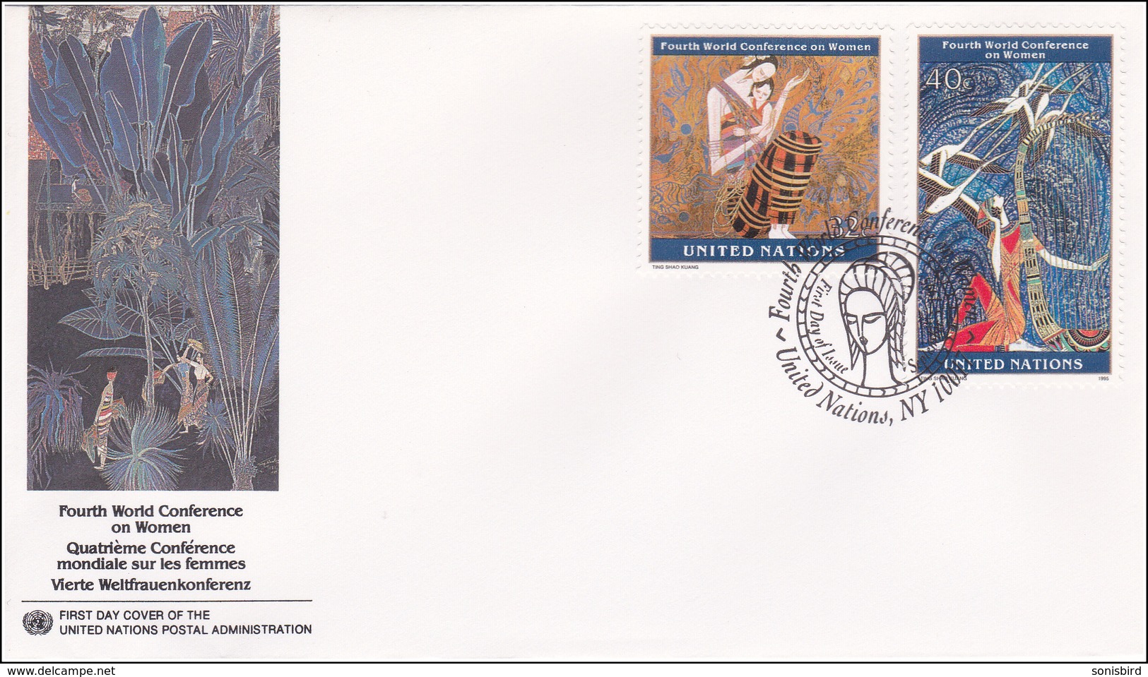 UNO New York 1995 - 4. World Conference On Women - Storia Postale