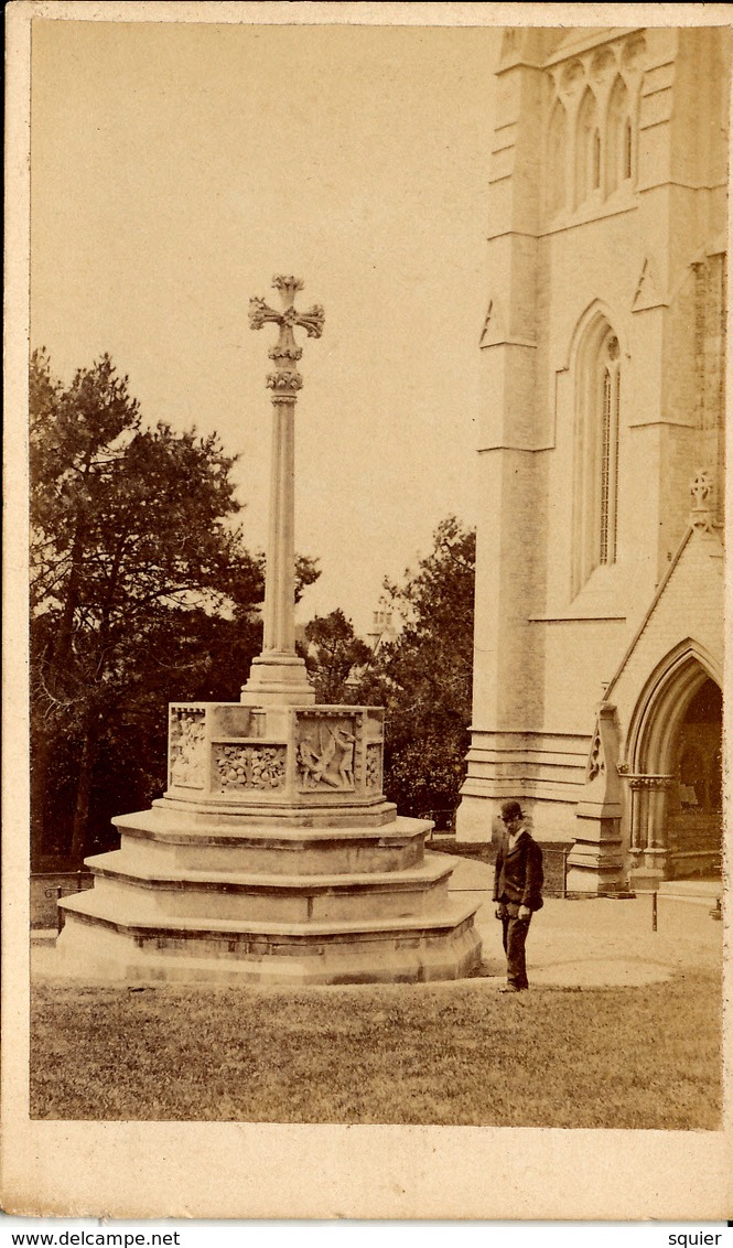 CDV, Photo W.W.Burnand, Longfleet, Poole, St.Peter, Bournemouth, 1871 - Old (before 1900)