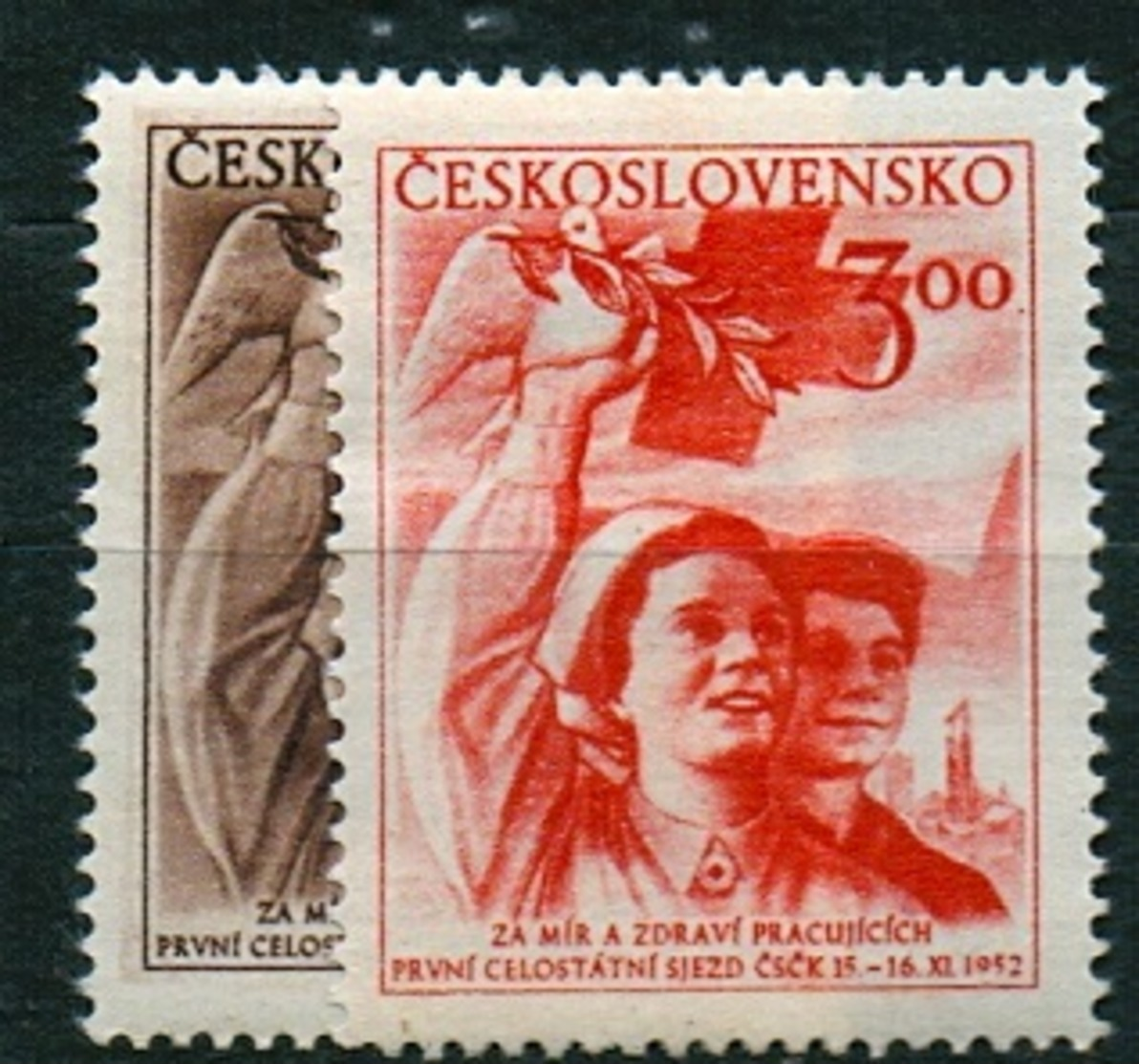 1952 Czechoslovakia MNH - Mi 770-771 ** MNH - Nuovi