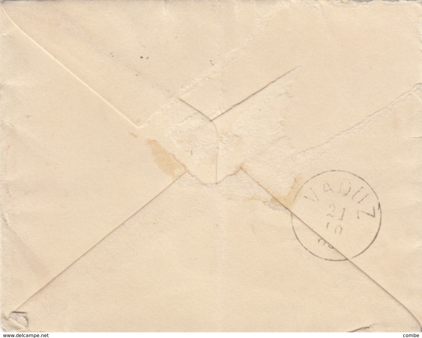 LETTRE. AUTRICHE. 1889. 5 Kr. KARLSBAD. (TCHEQUIE) POUR VADUZ  (Liechtenstein) - Briefe U. Dokumente