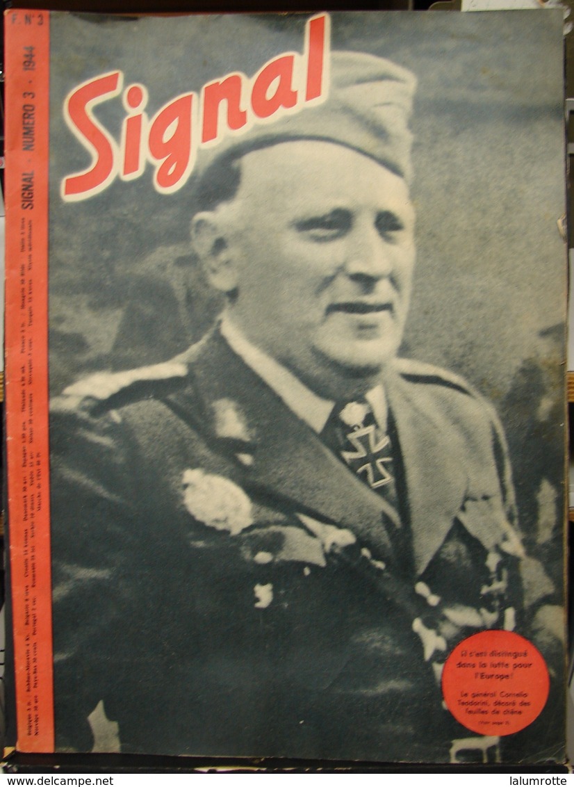 MilDoc. 46.  Revue De Propagande Allemande SIGNAL N°3 - 1944 - 1939-45