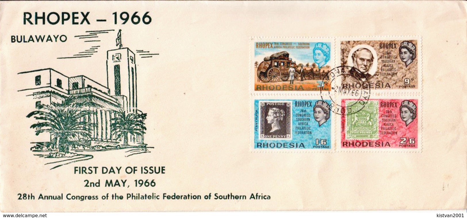 Rhodesia Set On FDC - Rhodesia (1964-1980)