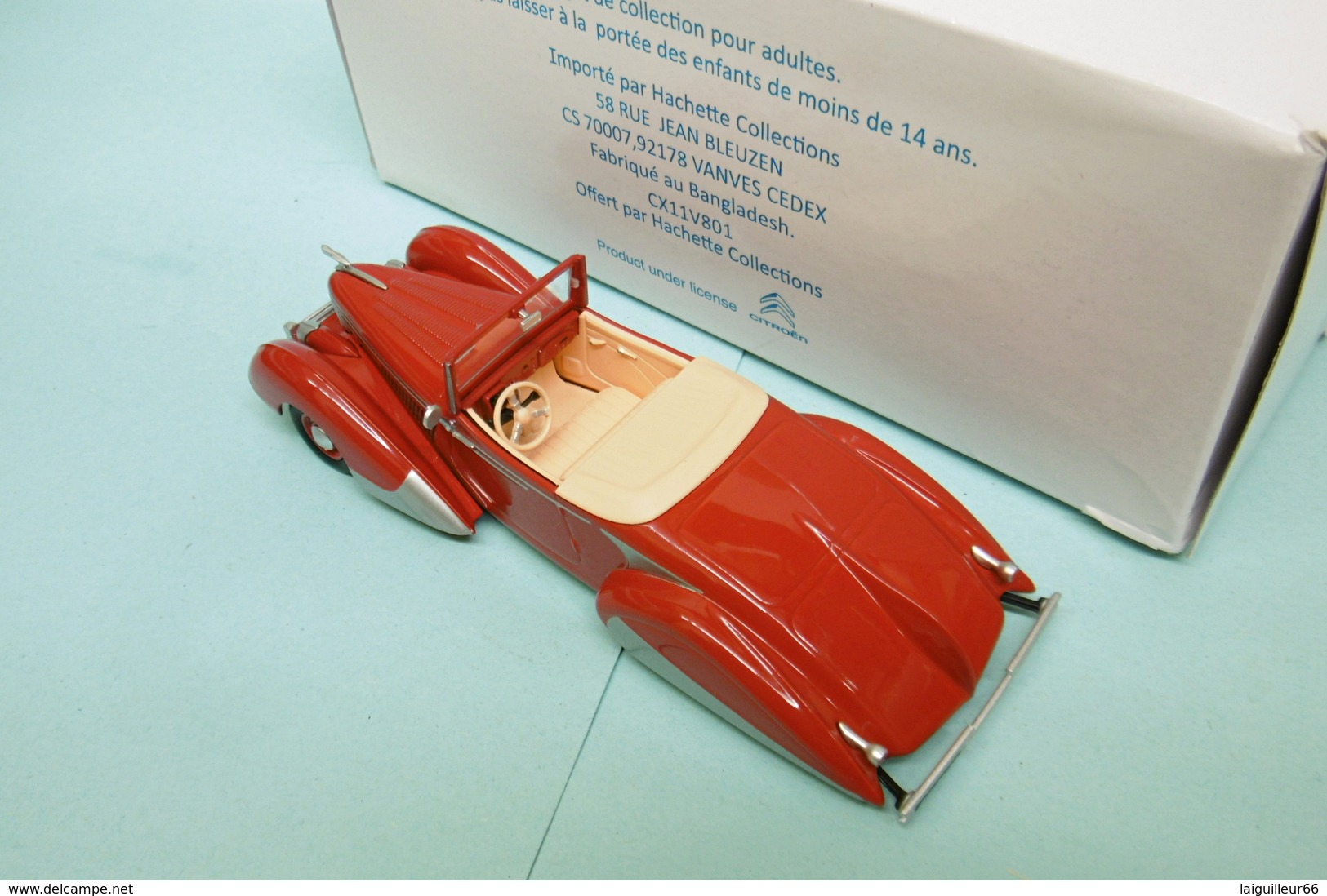 Hachette - CITROEN TRACTION 11 Cabriolet CLABOT Neuf NBO 1/43 - Autres & Non Classés