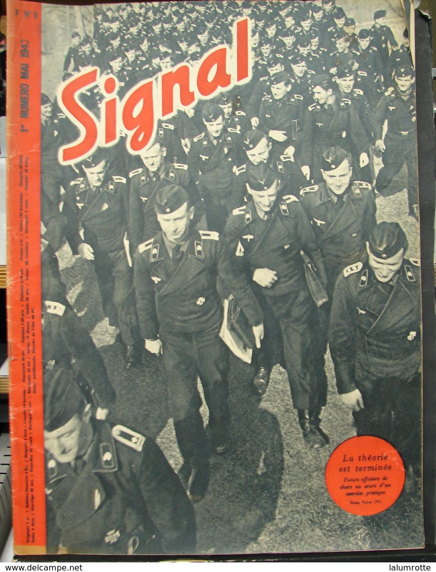 MilDoc. 49.  Revue De Propagande Allemande SIGNAL N°1 - De Mai 1943. Futurs Officiers De Chars - 1939-45