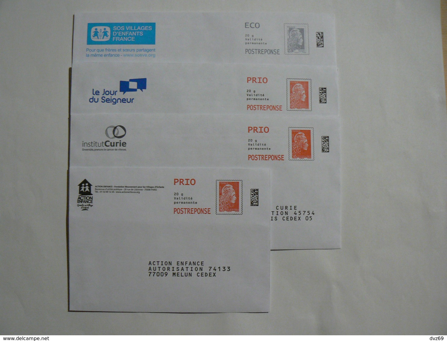 Postréponse Prio 20g, 4 Enveloppes Nouvelle  Marianne L'engagée, 1 Eco Et 3 Prio,TB. - Prêts-à-poster: Réponse