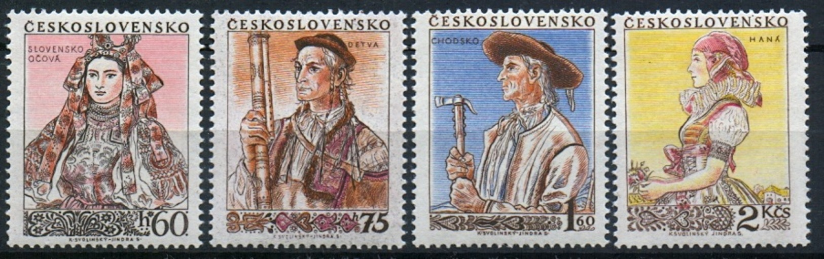 1955 Czechoslovakia MNH - Mi 921-924 ** MNH - Nuovi