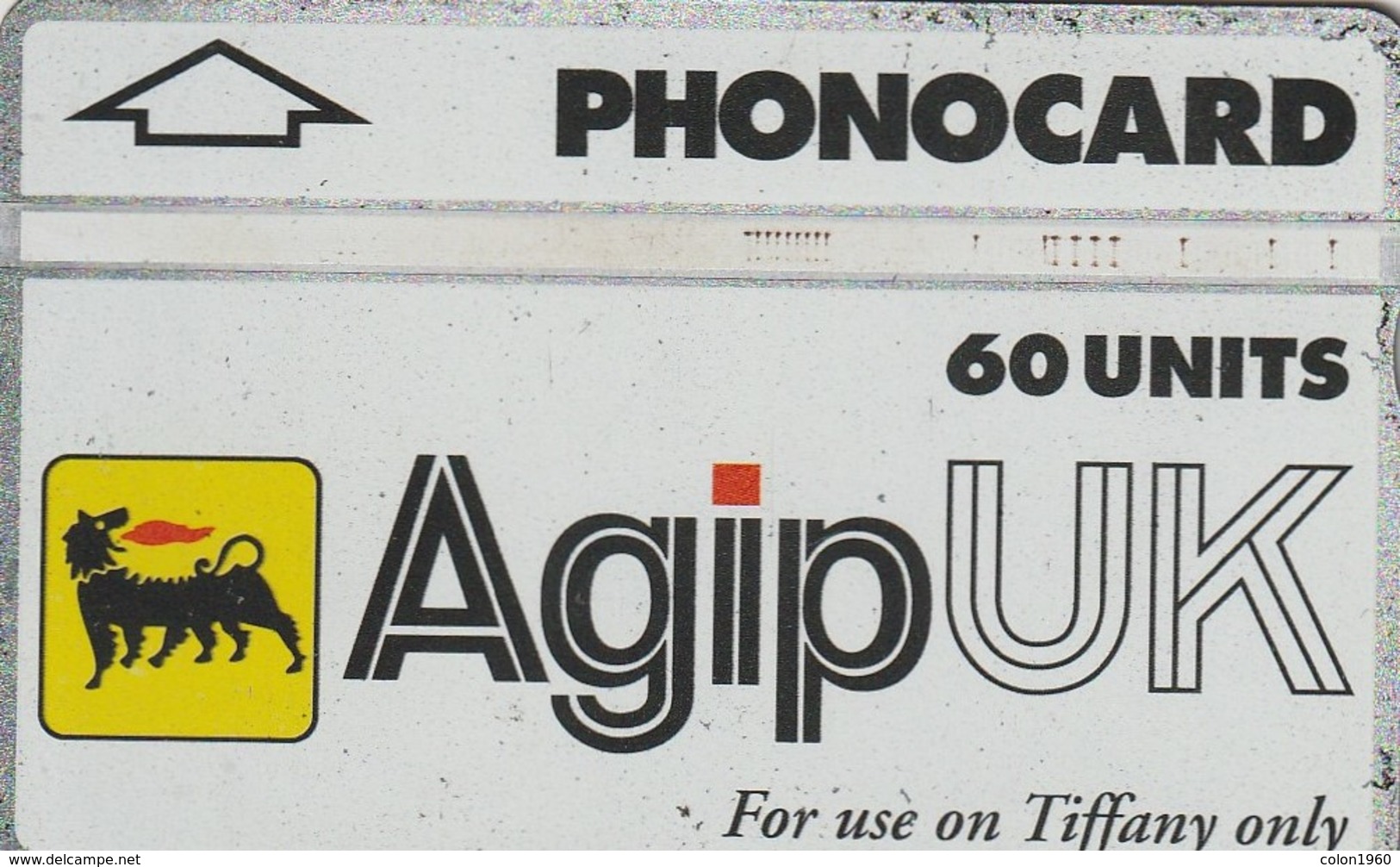 REINO UNIDO. Agip UK - Tiffany. 60U. 02/1992. 407A. TIRADA 15000. CUR-001a. (634) - Autres & Non Classés