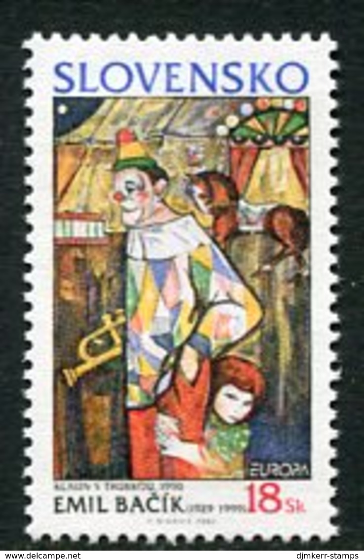 SLOVAKIA 2002 Europa: Circus  MNH / **.  Michel 424 - Unused Stamps