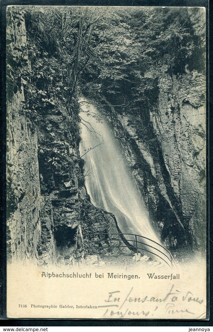 SUISSE - CP OBL. INTERLAKEN LE 26/6/1916 & " INTERNEMENT DES PRISONNIERS DE GUERRE / INTERLAKEN - SUISSE " - TB - Abstempelungen