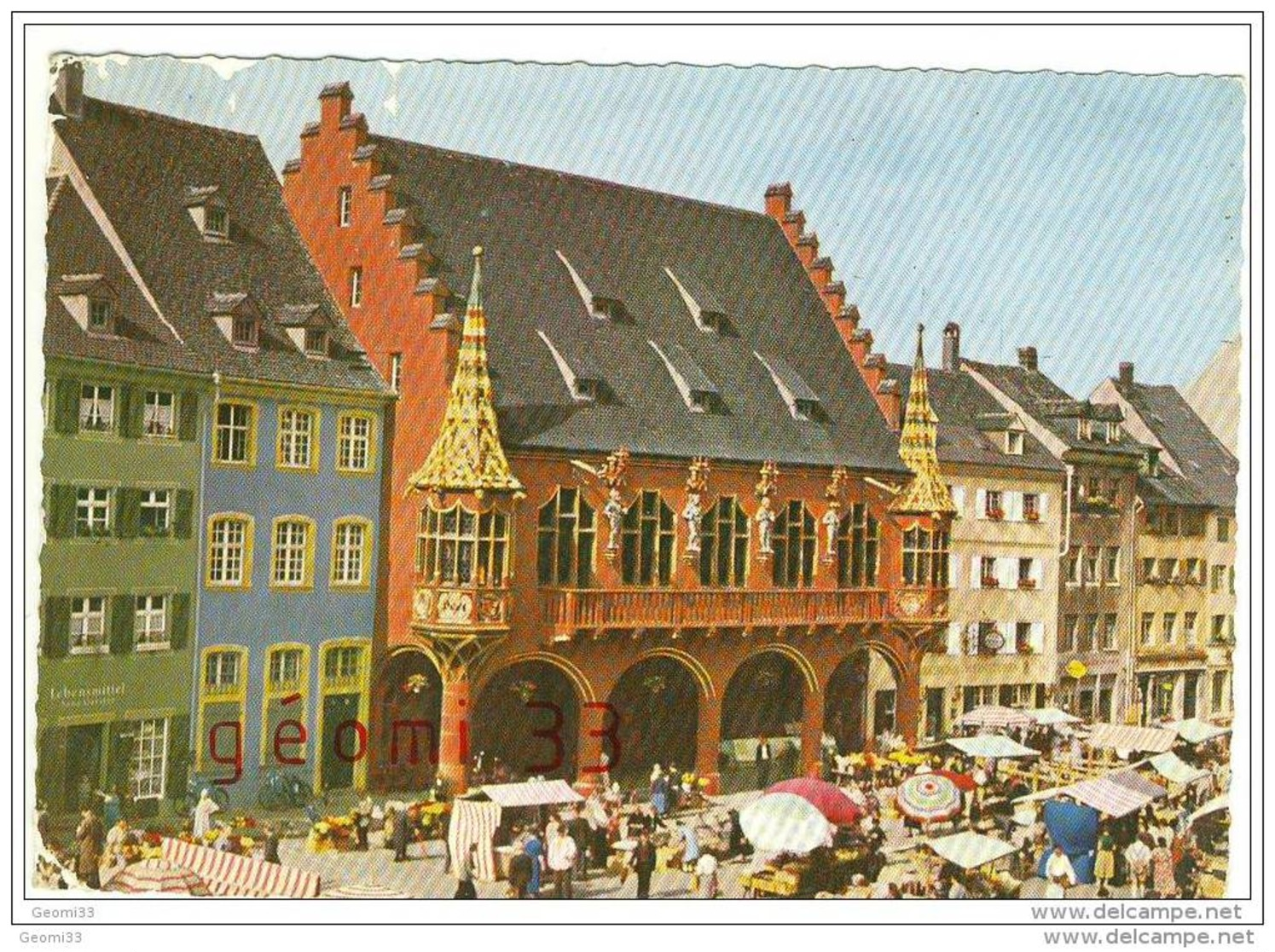 CPM.Freiburg.le Marché - Freiburg I. Br.