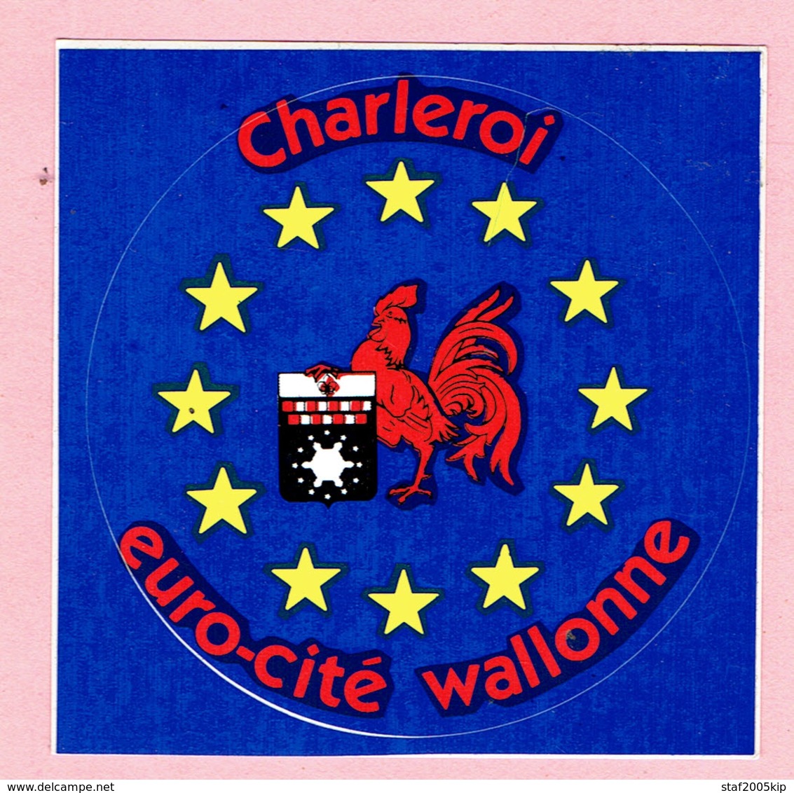 Sticker - Charleroi - Euro-Cité Wallonne - Autocollants