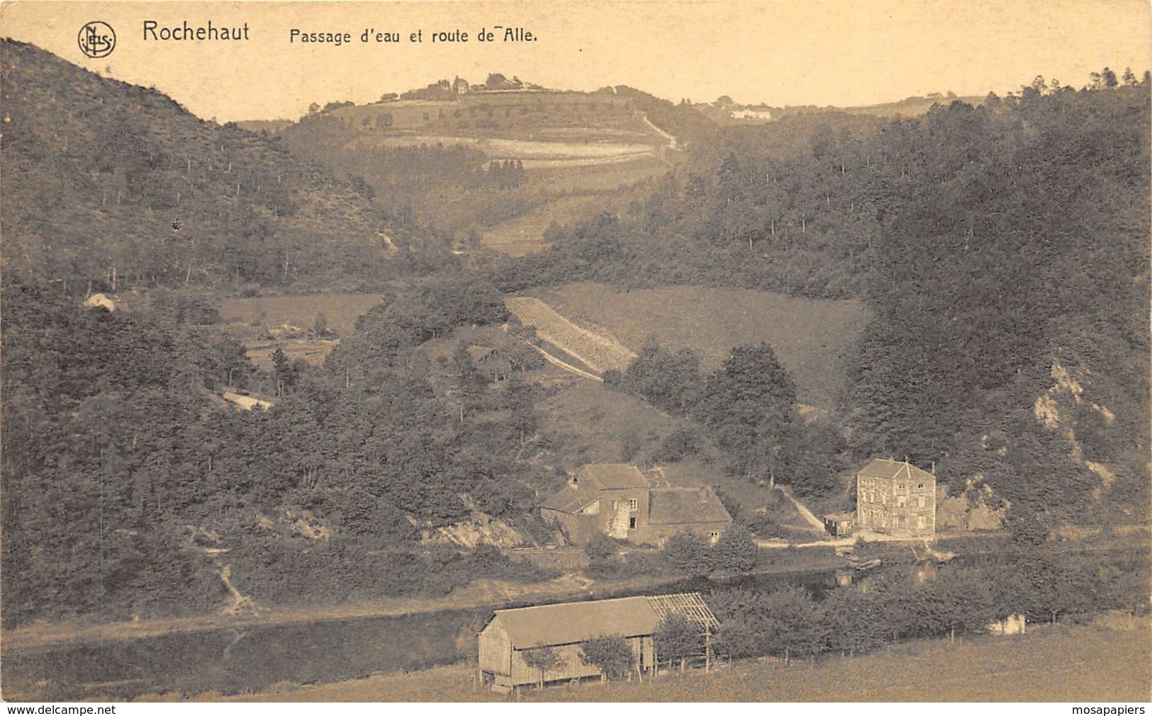 Rochehaut - Passage D'Eau Et Route De Alle - Bouillon