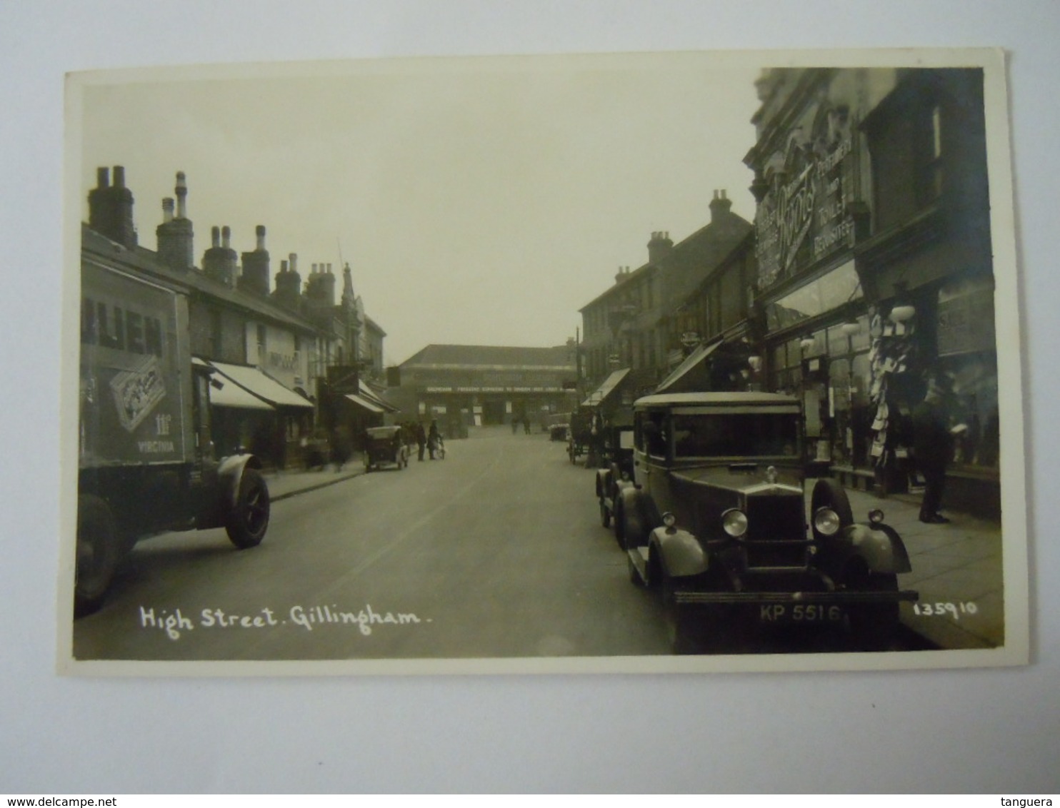 Gillingham High Street Auto Camion Animated Animée Carte Photo - Autres & Non Classés