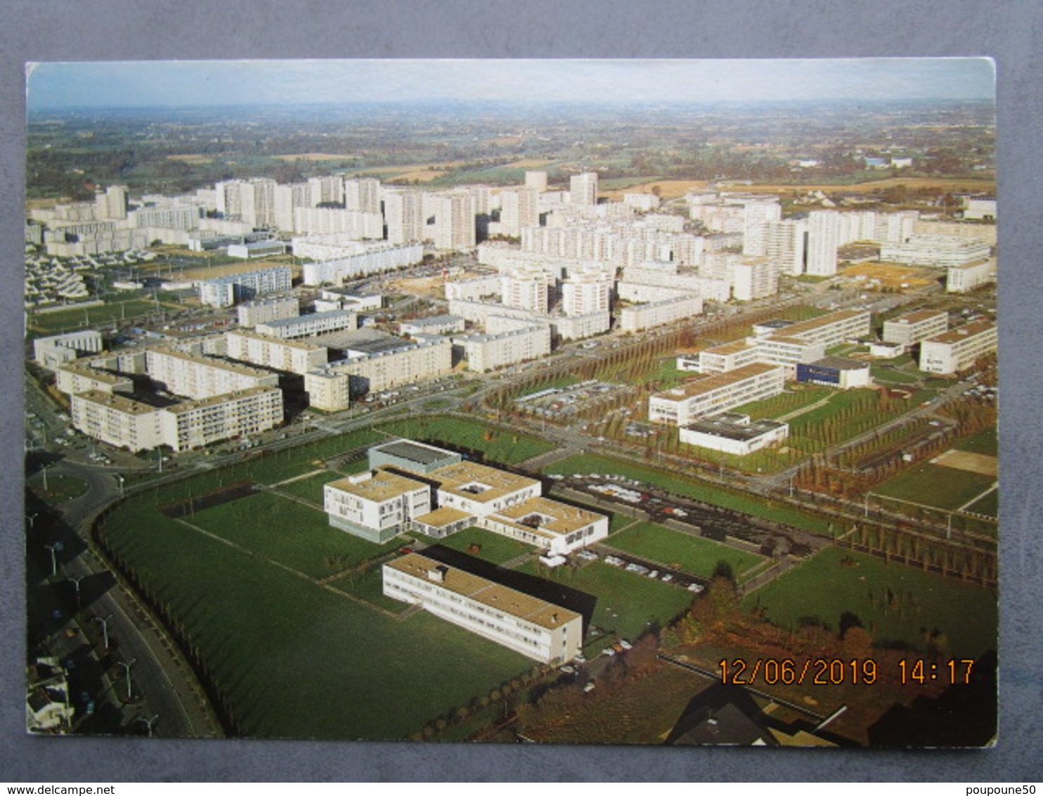 CP 35 RENNES  - école Nationale De La Santé Publique Avenue Du Professeur Léon Bernard , Immeubles ,tour HLM  Vers 1970 - Rennes