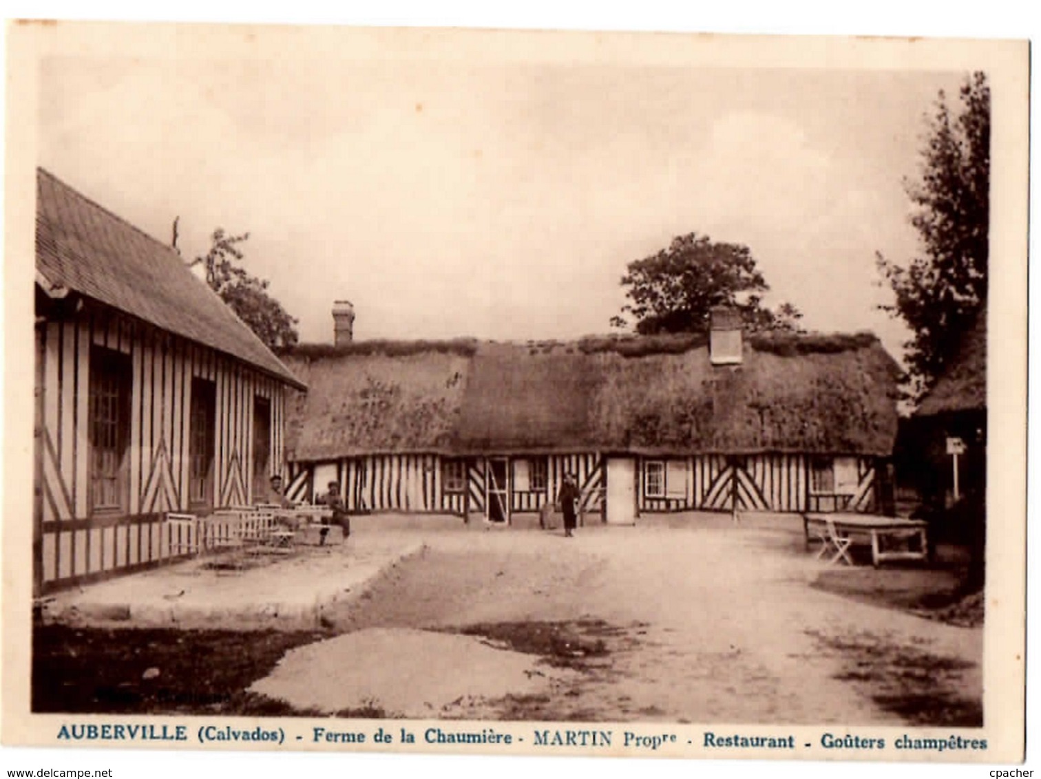 AUBERVILLE - Ferme De La Chaumière - MARTIN Propriétaire - Autres & Non Classés