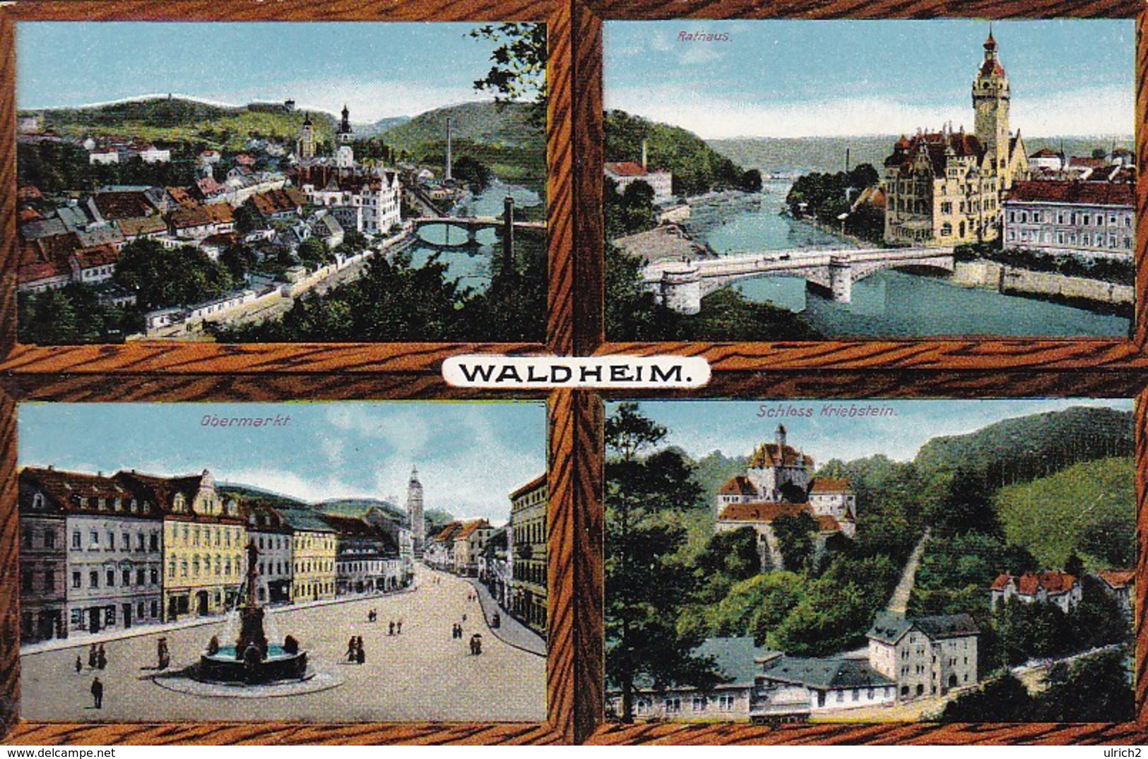 AK Waldheim - Mehrbildkarte - Ca. 1920  (45421) - Waldheim