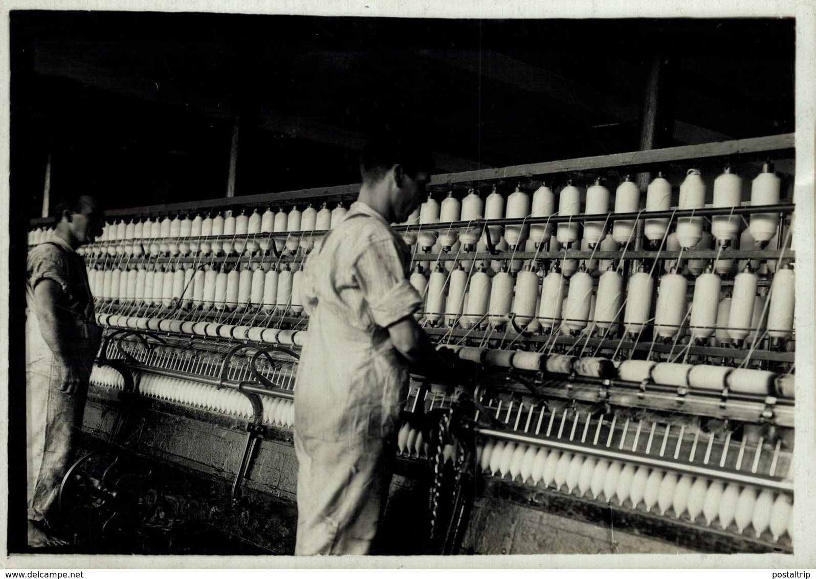 LANCASHIRE MILL THE COTTON LOCKOUT MALE SPINNERS WAGE .....16*12CM Fonds Victor FORBIN 1864-1947 - Profesiones