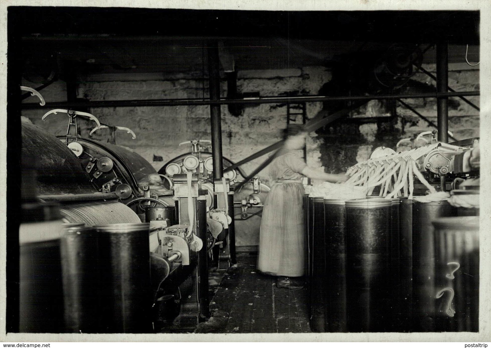 LANCASHIRE MILL THE COTTON LOCKOUT   16*12CM Fonds Victor FORBIN 1864-1947 - Profesiones