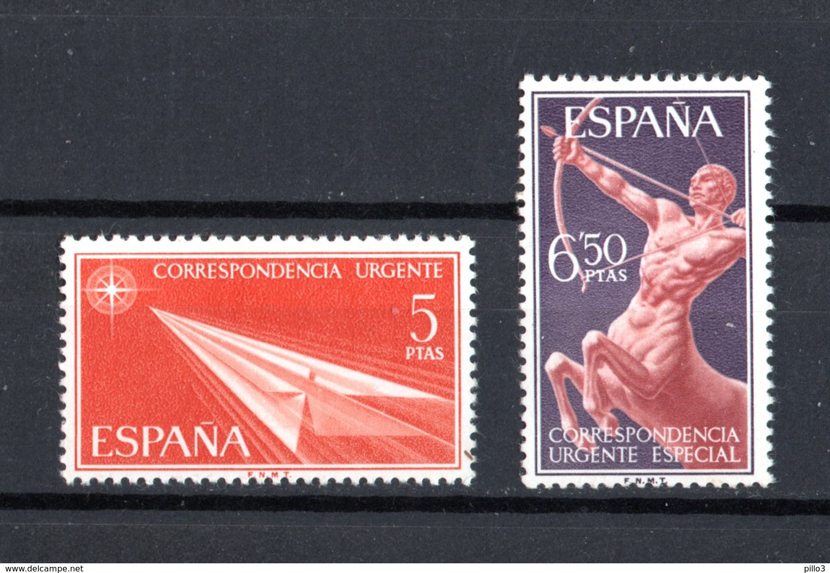 SPAGNA :  Espressi  -  2  Val.  MNH**  Del   20.12.1966 - Exprès