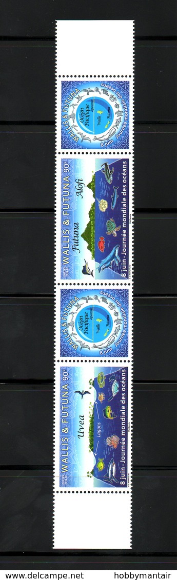 WALLIS Et FUTUNA, 2019,  FISHES, TURTLES, 2v., MNH**NEW!! - Pesci