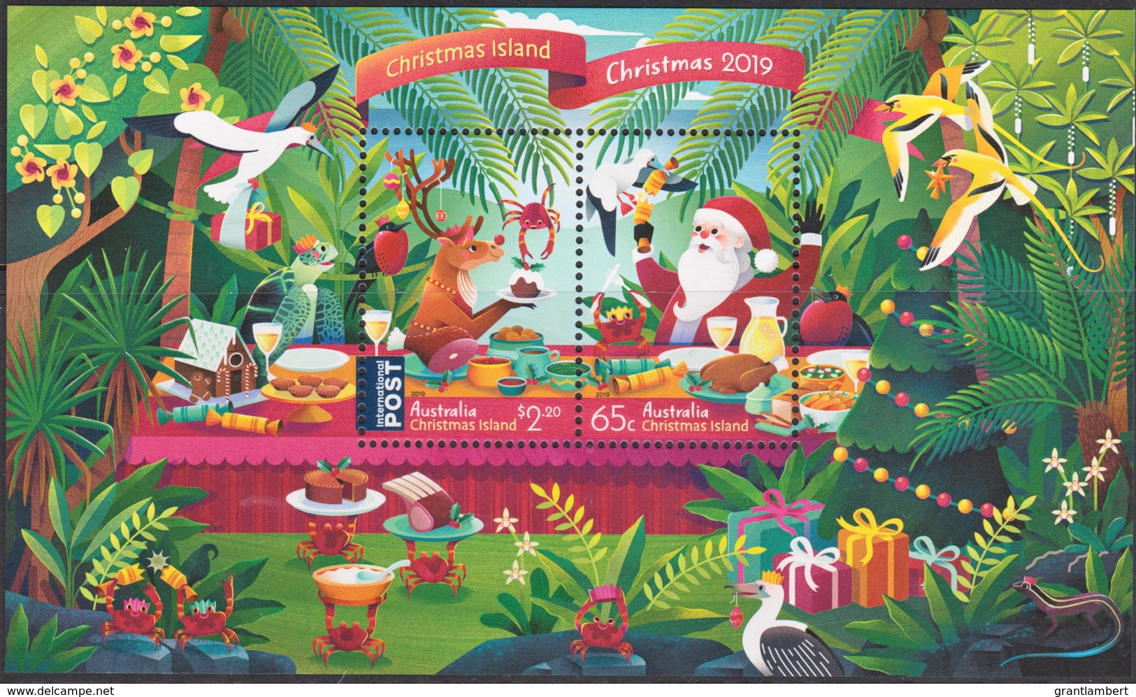 Christmas Island 2019 Christmas Minisheet MNH - Christmas Island