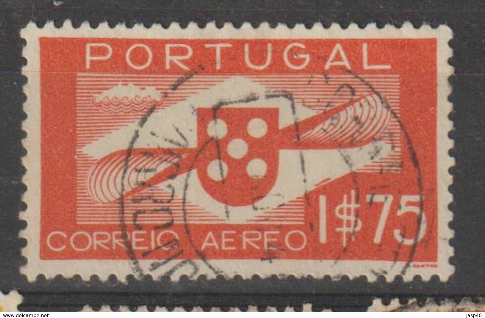 PORTUGAL C. AEREO CE AFINSA 2 - POSTMARKS - ARRONCHES - Usati