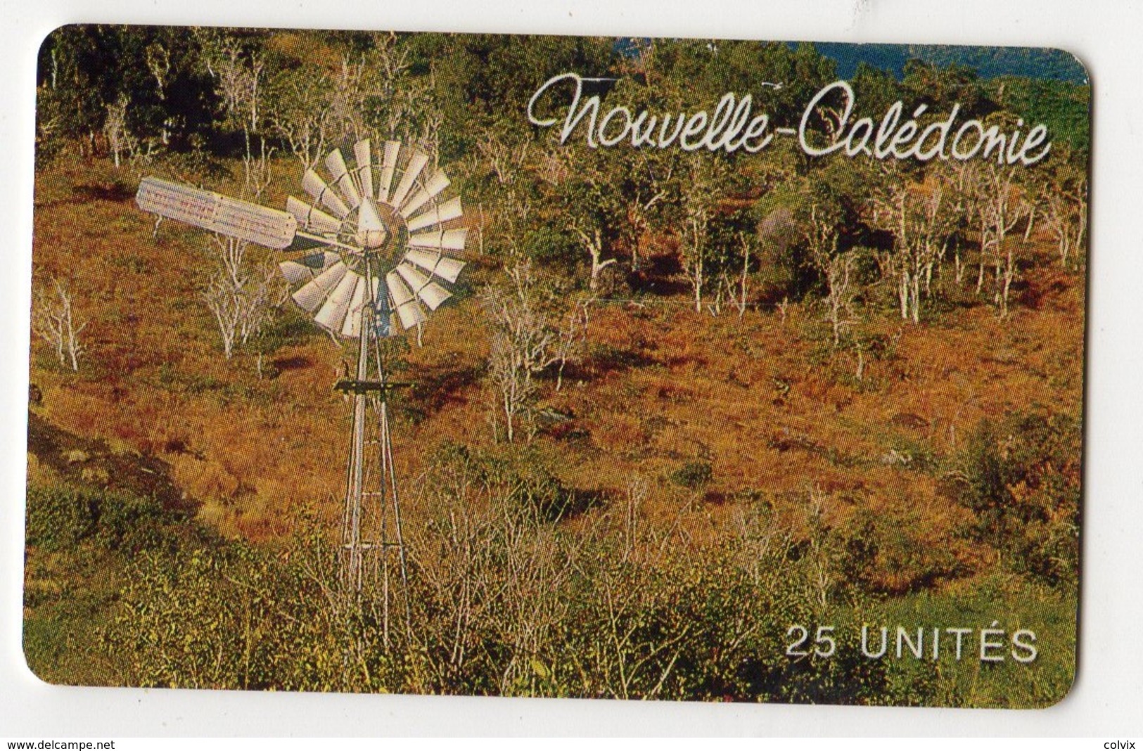 NOUVELLE CALEDONIE NC74 EOLIENNE 25U 40 000ex Année 08/2000 - Nueva Caledonia