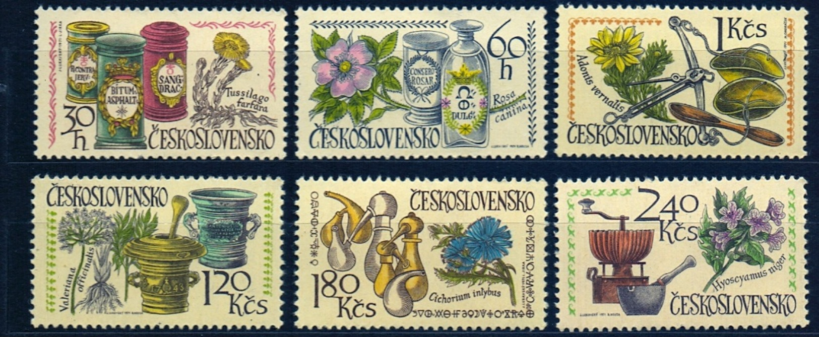 1971 Czechoslovakia MNH - Mi 2023-2028 ** MNH - Ongebruikt