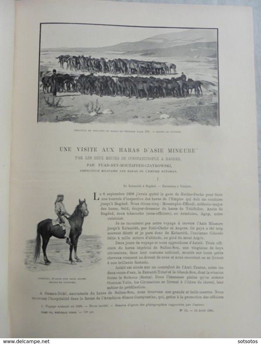 Edouard Charton - Le Tour du Monde Journal des voyages - 1900/1901 Travels - Quantity: 2 volumes