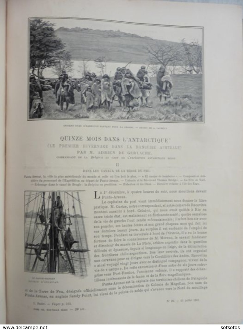 Edouard Charton - Le Tour du Monde Journal des voyages - 1900/1901 Travels - Quantity: 2 volumes