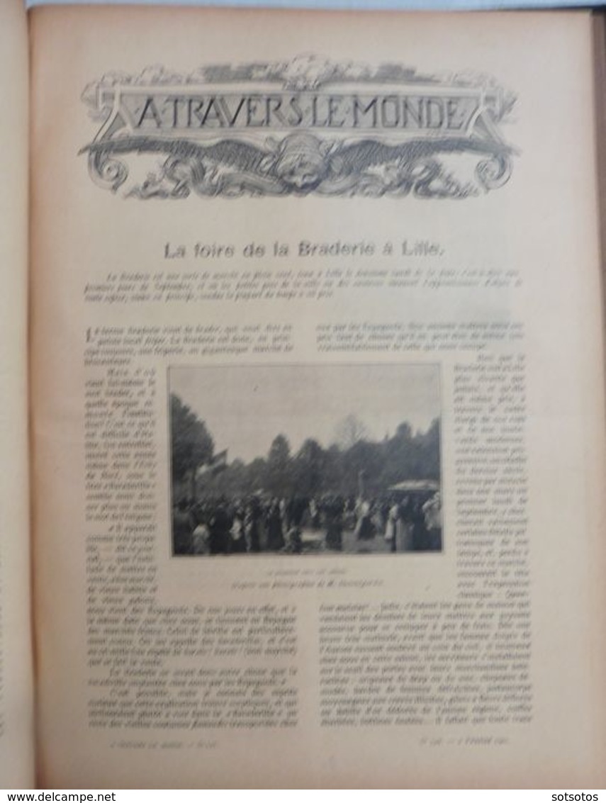 Edouard Charton - Le Tour du Monde Journal des voyages - 1900/1901 Travels - Quantity: 2 volumes