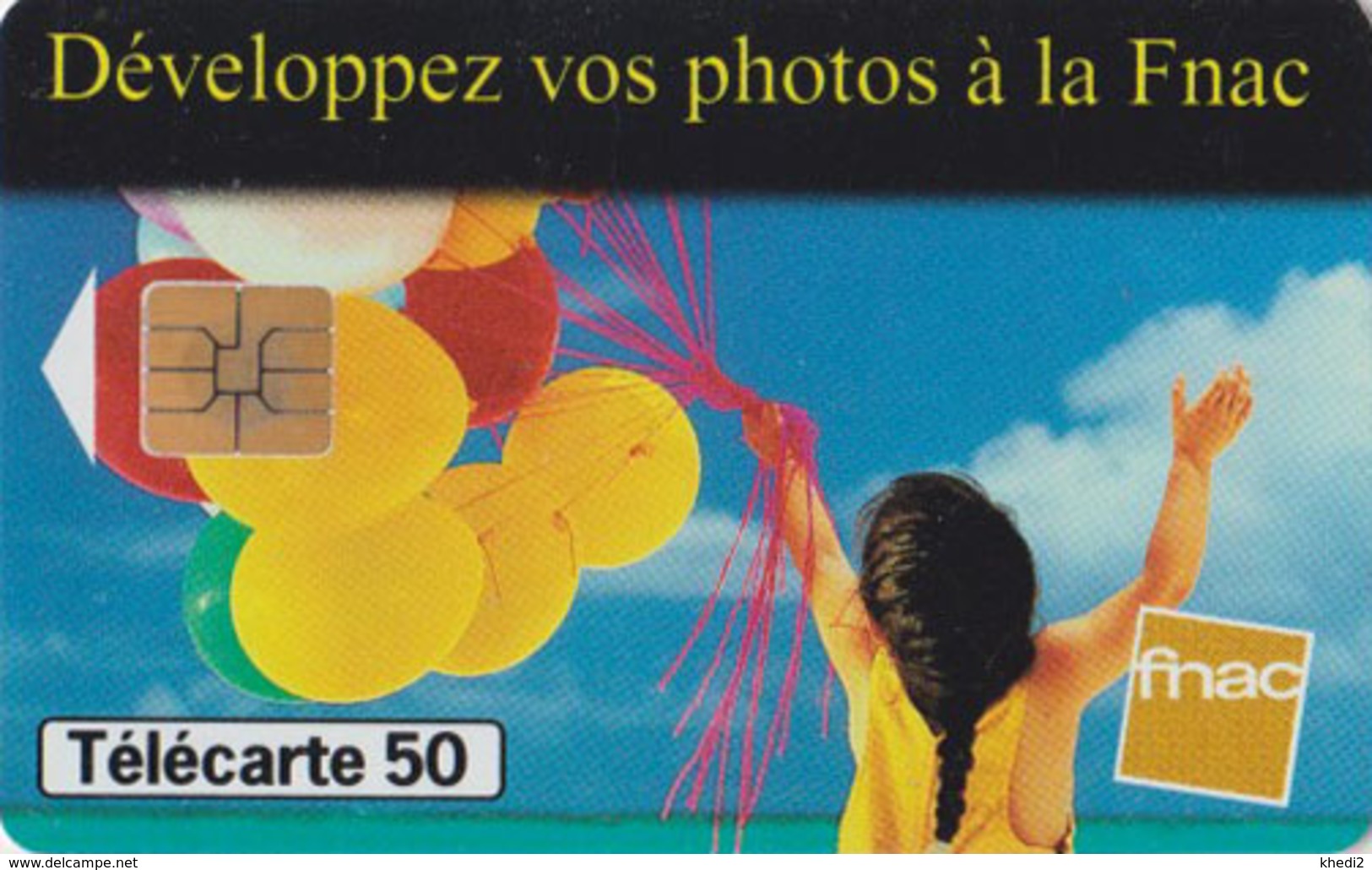 Télécarte France - JEU - BALLOON & Pub FNAC - Balloon Chip Phonecard - 244 - Jeux