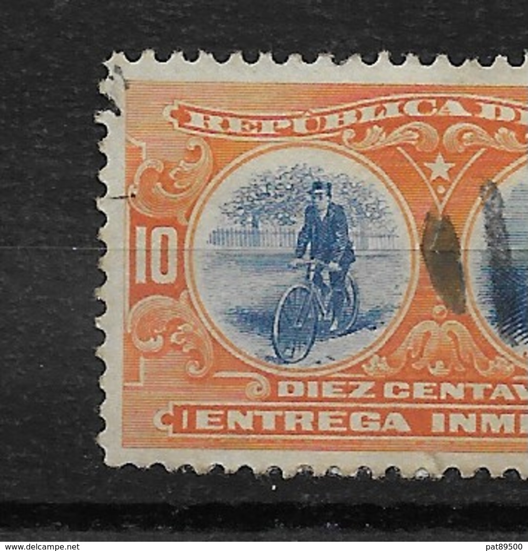 THEME VELO CUBA  Lettres Expres YT N° 3 OBLITERE / Facteur Bicyclette  // Cote 2006 = 6.50 Euros \ LOT B - Express Delivery Stamps