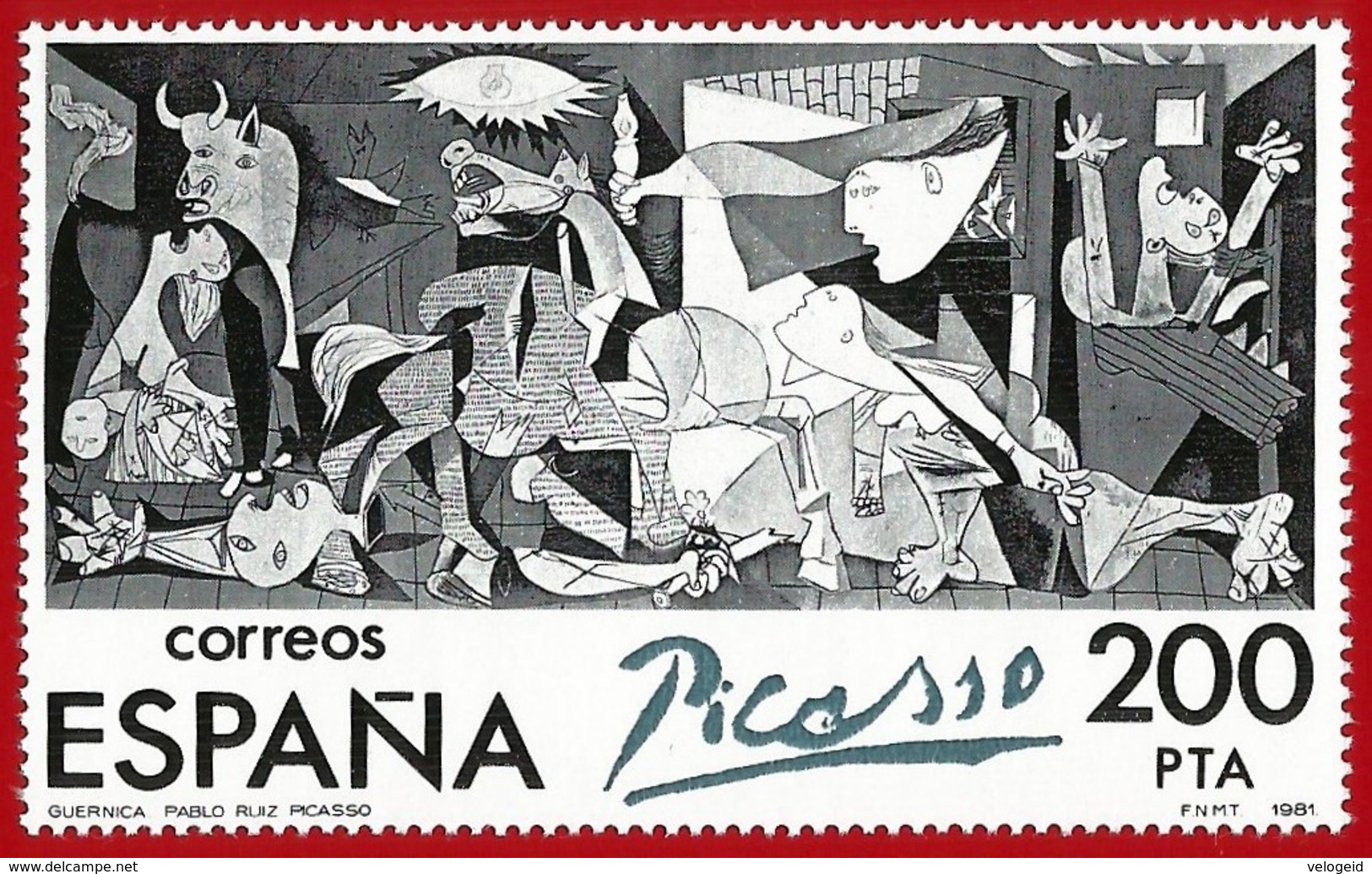 España. Spain. 1981. El Guernica. Pablo Ruiz Picasso - Nuevos