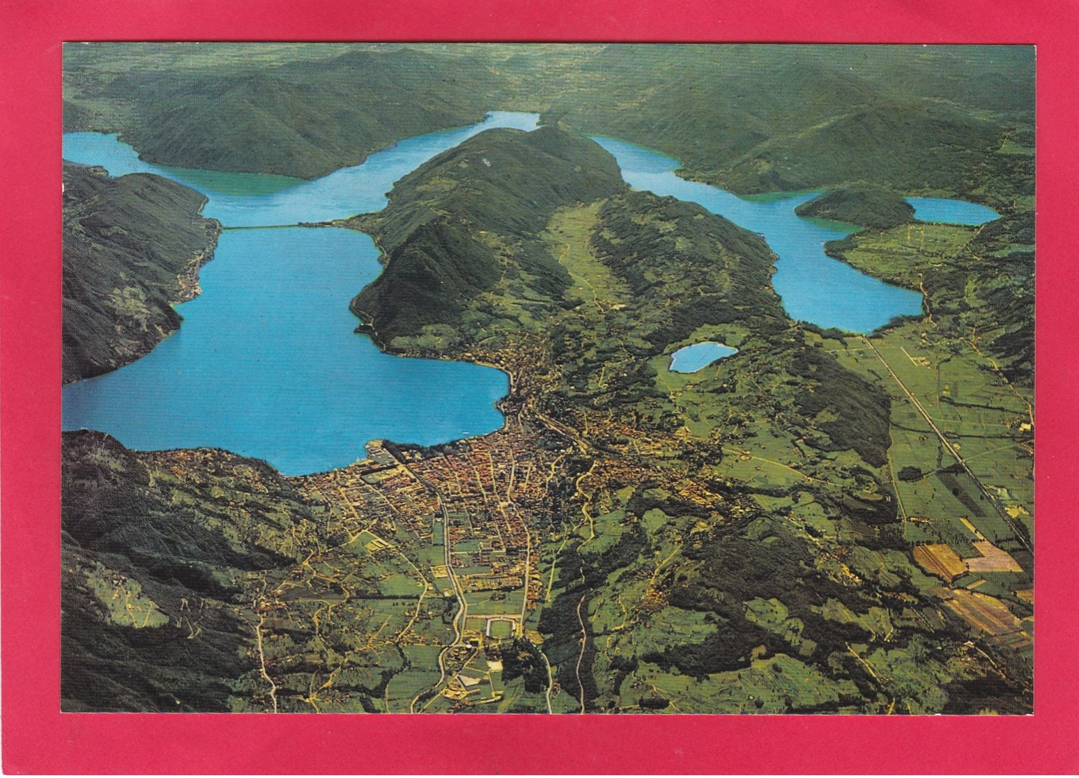 Modern Post Card Of Aerial View Of Malcesine,Lago Di Garda,Lombard Italy.A43. - Other & Unclassified