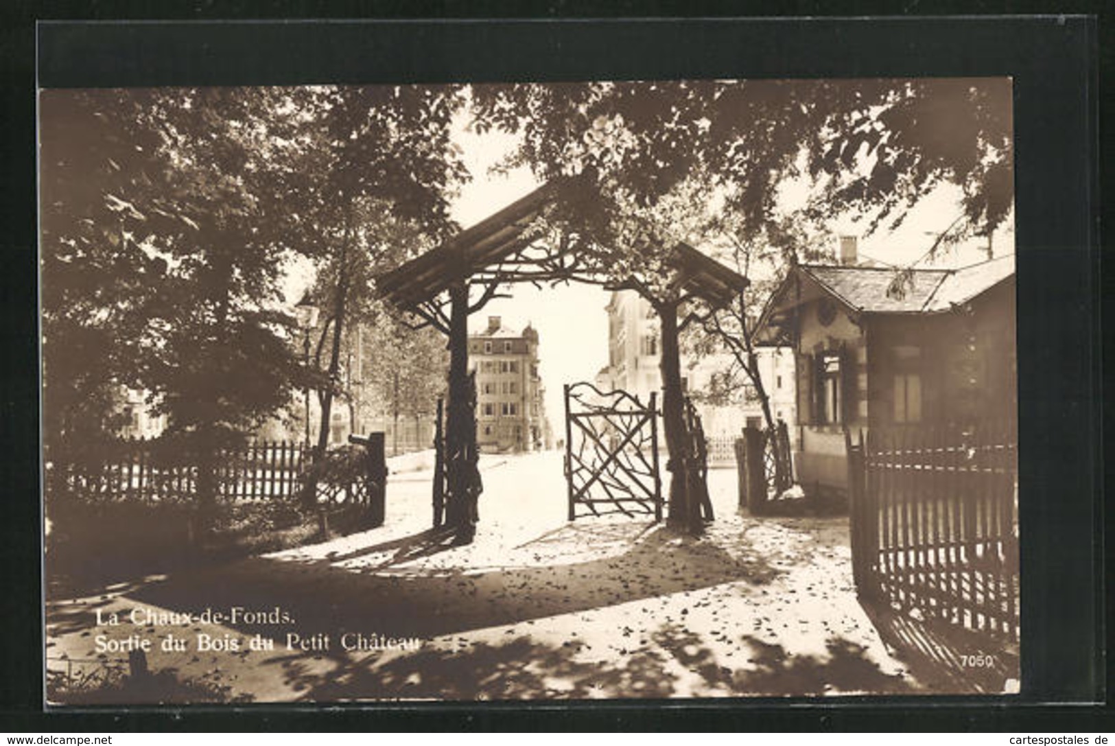 AK La Chaux De Fonds, Sortie Du Bois Du Petit Chateau - La Chaux-de-Fonds