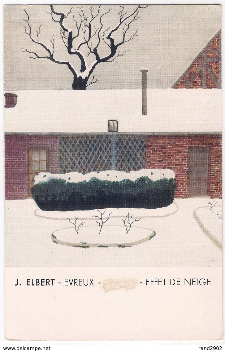 Elbert - Evreux - Effet De Neige /P513/ - Malerei & Gemälde