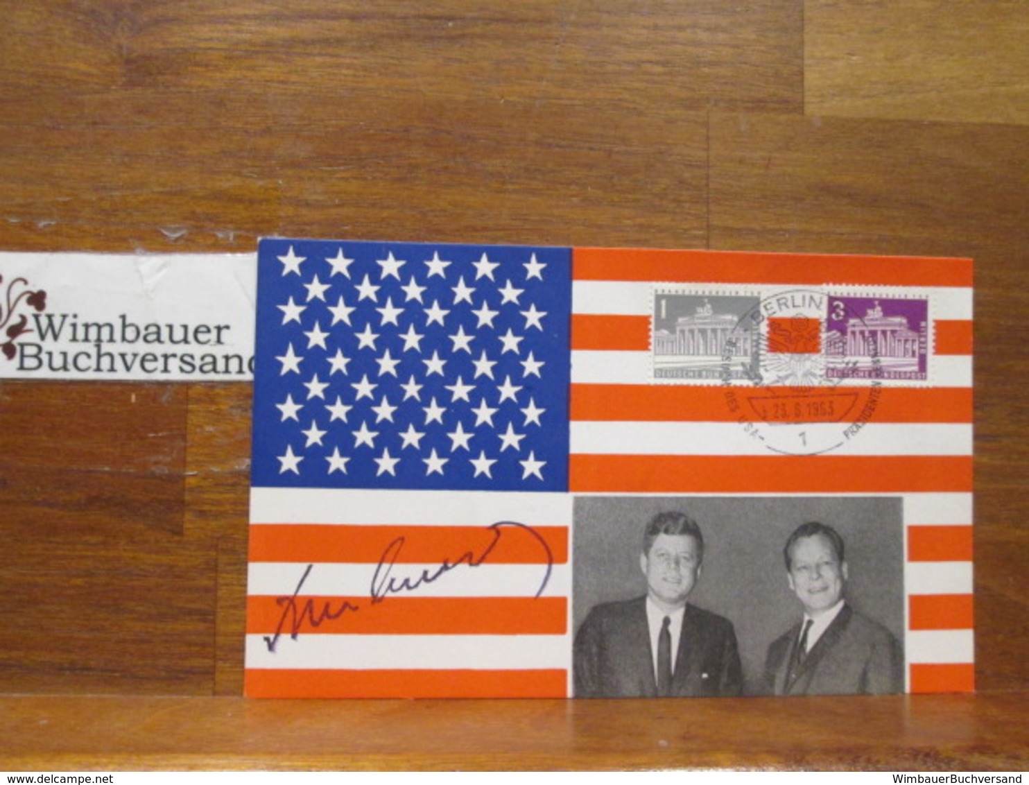 Original Autograph John F. Kennedy 1963 /// Autogramm Autograph Signiert Signed Signee - Sonstige & Ohne Zuordnung