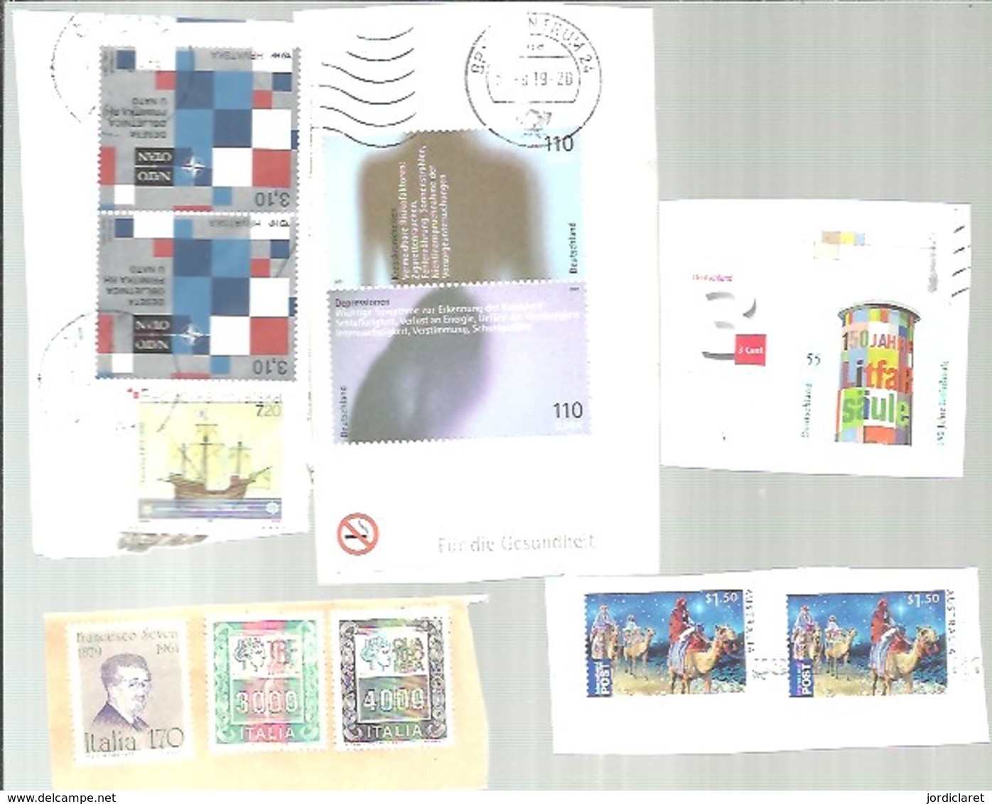 STOCK STAMPS - Verzamelingen (zonder Album)