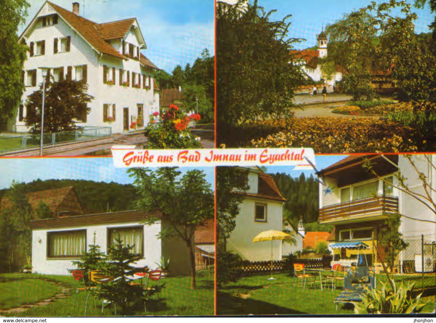 Germany - Postcard Used Written -  Bad Imnau - Images From The Resort - 2/scans - Haigerloch