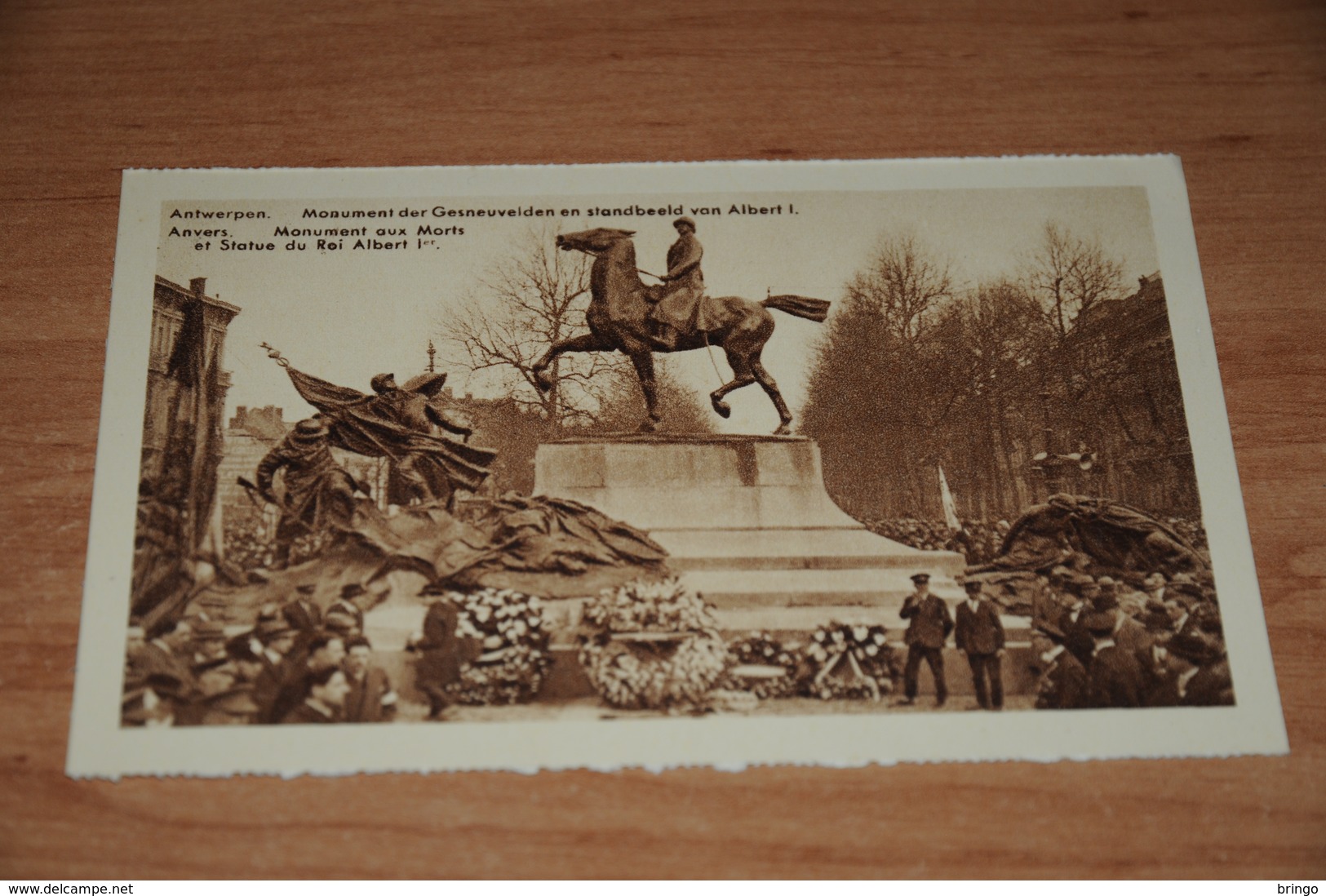 1445-    ANVERS  ANTWERPEN, MONUMENT DER GESNEUVELDEN EN STANDBEELD VAN ALBERT I - Antwerpen