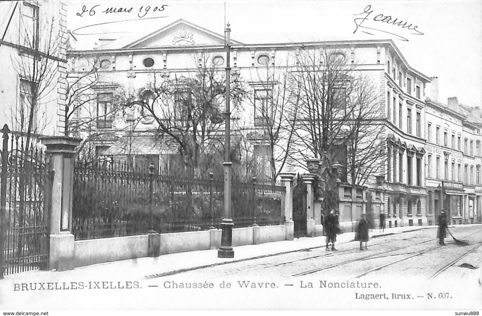 Ixelles - Chaussée De Wavre - La Nonciature (Lagaert 1905) - Ixelles - Elsene
