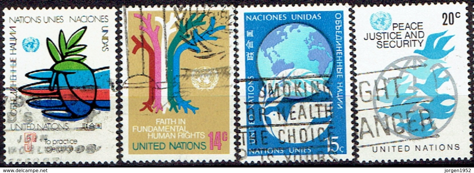 UNITED NATIONS # FROM 1979  STAMPWORLD 328-31 - Usati