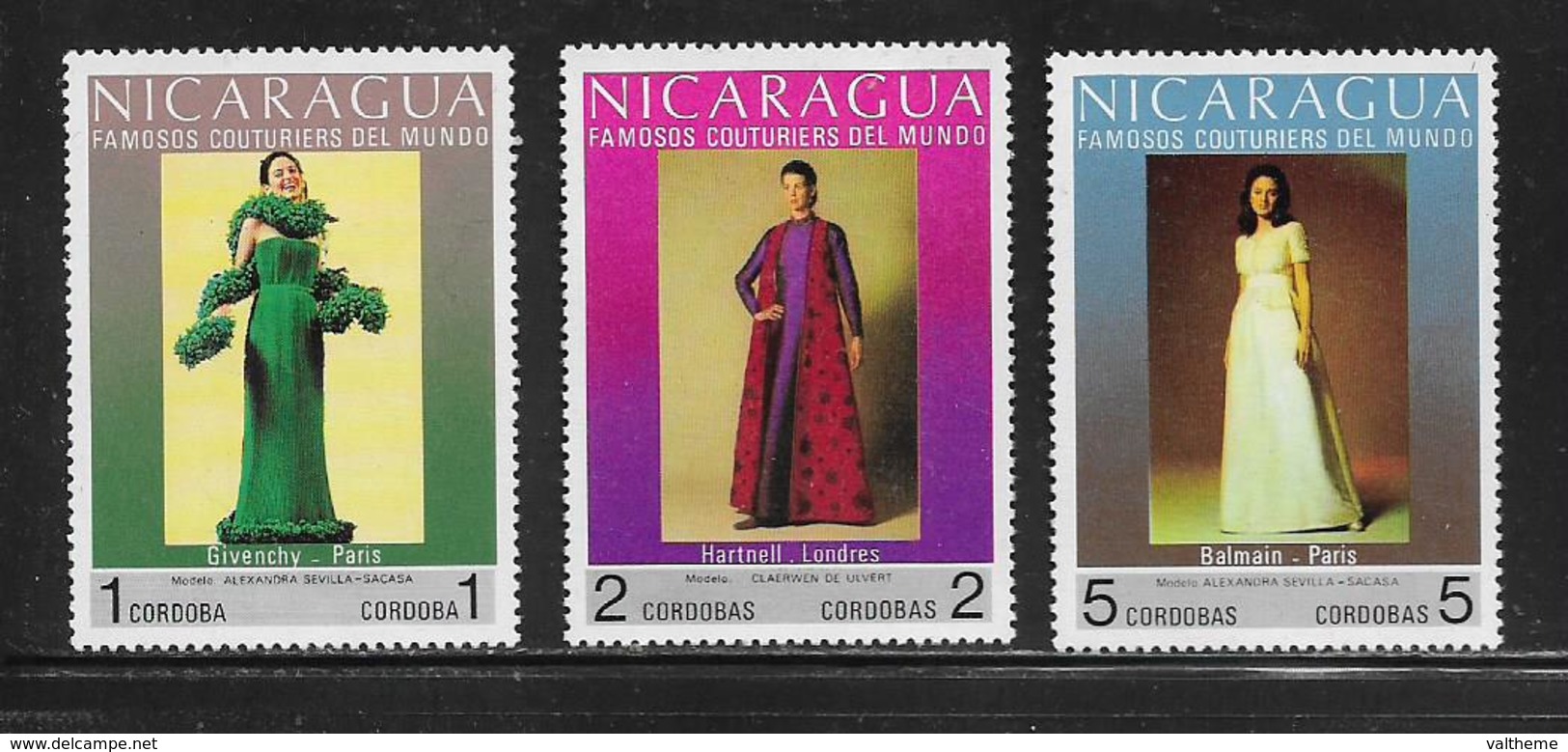 NICARAGUA  ( AMNI - 7 )  1973  N° YVERT ET TELLIER   N° 939/941  N** - Nicaragua