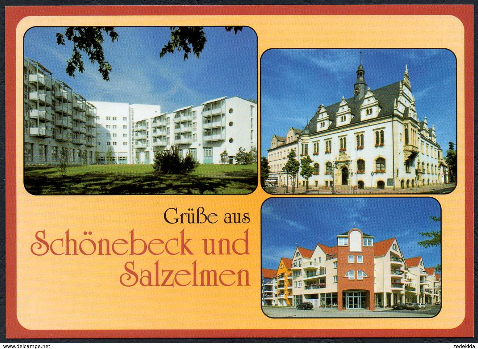 D0179 - TOP Salzelmen Schönebeck - Bild Und Heimat Reichenbach Qualitätskarte - Schoenebeck (Elbe)